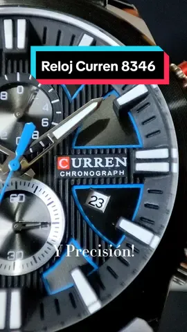 Reloj Curren 8346 Negro Estilo Calidad y Precisión! #reloj #relojes #relojesparahombre #relojescurren #relojescolombia #relojesoriginales #colombia #bogota #modamasculina #watches #obsequios #accesorios #paratii 