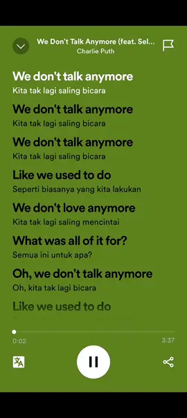 #wedonttalkanymore #charlieputh #thelyrics #songs #lyrics_songs #lirikvideo #xyzbca #fypage #fyppppppppppppppppppppppp #viral #fypシ゚viral 