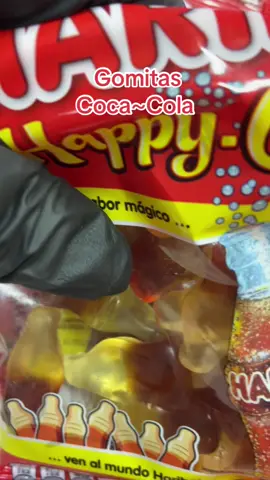Gomitas Haribo  Coca~Cola  Happy Cola 🥤  #haribo #happycola #gummycola #gummycolabottles #gomitascocacola #cocacola #gomitastematicas #gomitasuio 