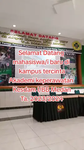 Selamat datang Mahasiswa baru di kampus dan asrama tercinta Akper Kesdam I/BB Medan. Jadilah calon perawat yg berbakti kepada masyarakat. #perawat#maba #asrama #kampus #mandiri #profesional #gaknangis #citacita #fypシ゚viral @mahatir_md @arnijuwita715 