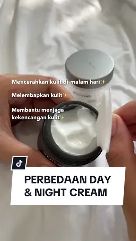 Udah jarang sekarang skincare yang perhatiin adain day & night cream🤭 kamu tipe yang pake day & night cream ga? Bingung fungsinya untuk apa? Cek videonya yaa! #WhitelabiD #beneransebagusitu #diskonseptember #perbedaancream #HematTanggalTua #brighteningserum #daycream #nightcream 