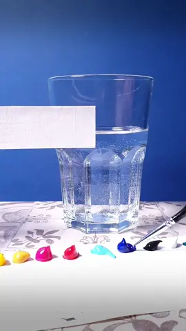 Water Glass Painting Challenge #art #painting #drawing #illusion 