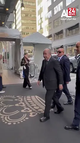 فيديو: وصول الرئيس الجزائري #عبد_المجيد_تبون إلى مقر إقامته #بنيويورك