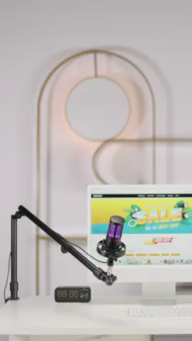 A desktop stand to help you with video conferencing, live streaming, music recording, games and so on....#neewer  #desksetups  #dreamdesksetup  #DIY  #livestream  #video  #photography #phoneholder #viralvideo #foryou
