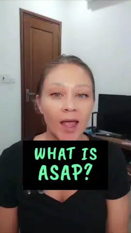 ASAP and other useful acronyms! #learnenglishontiktok #improveenglish #englishspeaking #speakenglish #englishlearning #learnenglishdail#learnenglishontiktok #improveenglish #englishspeaking #englishteacher #speakbetterenglish #speakenglish #englishlearning #learnenglishdaily📚