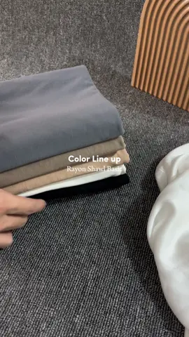 Color line up Pashmina Rayon Basic 🥰 #pashminakaos #pashminakaosrayon #pashminarayon #hijabitiktok #fyp 