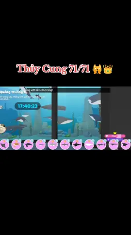 Thủy Cung Của Cô Gái dành cả thanh xuân 3 năm câu cá 👸👑 #thuycungplaytogether #thuycung #playtogethervn #playtogethervng #xuhuong #fyb #xh #meocute010101 #clanmini #MèoChămChỉ9x 