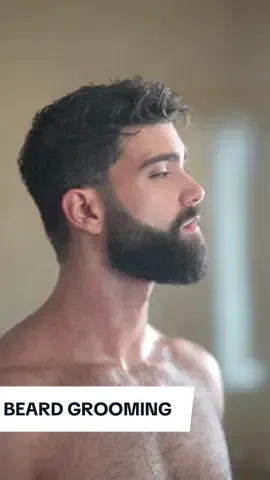 Summer is over, it’s time to grow out the face blanket 🐺 #fyp #OddlySatisfying #BeardTrim #MensGrooming #Beard 