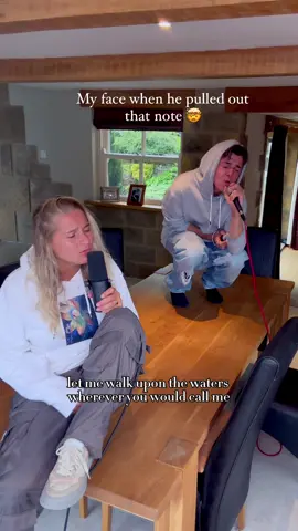 Wasnt expecting that !!! #fyp #singer #duet #livharland #oceans #spiritleadme #trustiswithoutborders #wow  - - @KiD RAiN 