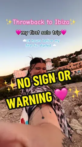 ✨24 hours BEFORE the tics✨no sign, no warning✨ i was floating on a cloud in ibiza 🩷✨ #mimidarlingbeauty#stammer#stutter#ibiza#functionaltic#tic#hiddendisabilities#ibiza2023#mimidarling#anxiety#MentalHealth#solotrip 