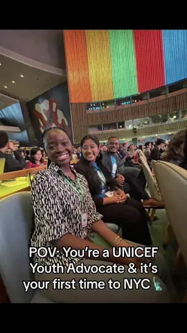 Our Youth Advocates are in #NewYork this week to share their ideas, demands & solutions for a better world at #UNGA 💙🗽🌃