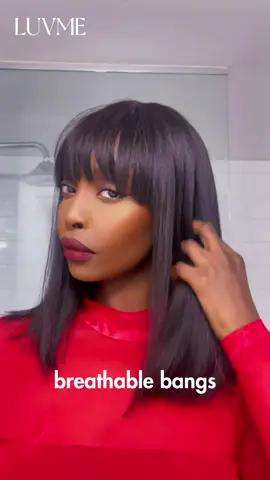 My Bob❤️‍🔥❤️‍🔥❤️‍🔥 #bobwithbangs #bobwigs #bobwigsforblackwomen #gluelesswig #readytogowig #luvme #luvmehair 