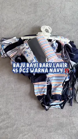 Paket 45 Pcs Baju Bayi Warna Navy✨ #paketbrojol #paketbrojolmurah #paketbajubayi #paketlahiran #paketlahiranbayi #paketlahirannewborn #bajubayi #bajubayinewborn #bajubayibarulahir #bajubayimurah #kebutuhanbayibarulahir #fyp #foryou 