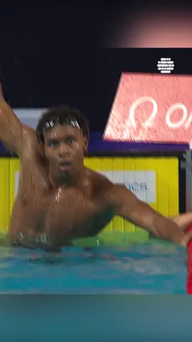 🇹🇹 Nikoli Matthew Harold BLACKMAN is the faster Junior freestyler in the world! New World Junior Champion in the 50m FREE #swimming #WorldJuniors