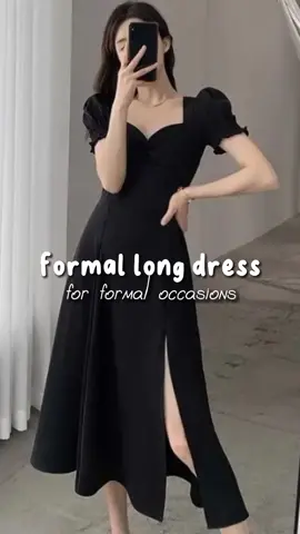 long formal dress to look sophisticated and elegant #longdress #formaldress #womenswear #outfitideas #ootdfashion #fyp #fypシ #fypage #fyppppppppppppppppppppppp 