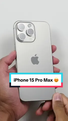 iPhone 15 Pro Max Unboxing in Natural Titanium 😍 #asmr #asmrvideo #asmrtiktoks #iphone15 #iphone15pro #iphone15promax #apple #unboxing #iphone #fyp #supersaf 