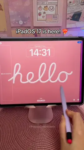 iPadOS 17 is here! 🤯 have you updated yet?  #ipad #ipados17 #ipados #ipadaesthetic #ipadhomescreen #ipadtok #ipadtips #widget #appleipad #ipadpro #ios17 