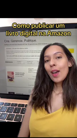 A Amazon é a plataforma perfeita para escritores!  Neste vídeo, compartilho o passo a passo para publicar seu livro na Amazon e alcançar leitores em todo o globo. Vamos dar vida a essas páginas juntos! 🚀💻 #PublicaçãoNaAmazon #AutorIndependente #EscrevaEVenda #fyp #foryoupage #fy #escritoresentiktok #EscrevaSeuLivro #comopublicarnaamazon #ComoEscreverUmLivro #EscritaCriativa #storyteling101 #cursodeescritacriativa 