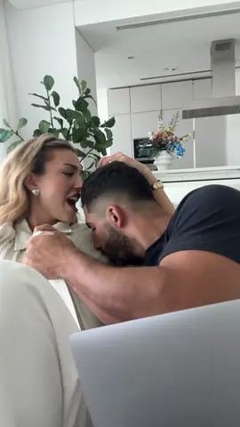 His laugh is just LIFE 🤣🤣🤣 #relatable #arabcouple #manvswoman 