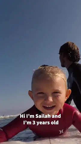 Cant belive how little she was 😭 #surfergirl #toddler #surfer 