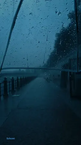 The world is all about blue, rain and calmness. #rain #blueworld #soothing #chill 