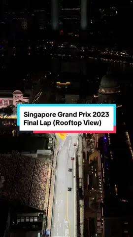 Singapore Grand Prix 2023 Final Lap (rooftop view)! What a smooth operator by @carlossainz55 @scuderriaferrari 🔥🔥🔥 #f1 #formula1 #sports #carlossainz #ferrari #smoothoperator #f1nightrace #singaporegp #singapore 
