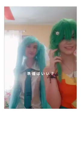 everyone looks at how cute my gf is. Gumi is @Alec ?  . #vocaloidcosplay #mikucosplay #gumicosplay 