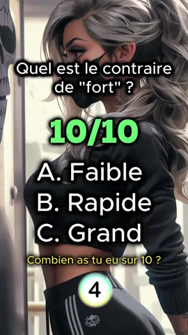 testez votre niveau de français avec ce quiz, apprennez le français en vous amusant. #quiz #apprendresurtiktok #apprendre #français #quiztime #quizchallenge #apprendrefrancais #quizz #quizshow #question