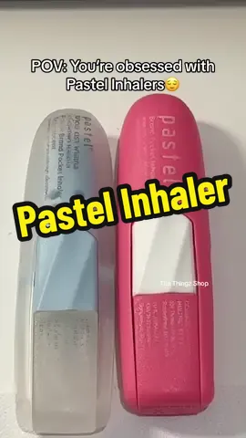 Obsessed with Pastel Inhalers from Bangkok Thailand 🥰 #foryoupage #titathingzshop #pastelinhaler #thaiinhaleraromatics #pasteltranslucent #inhalerpastelfruity 