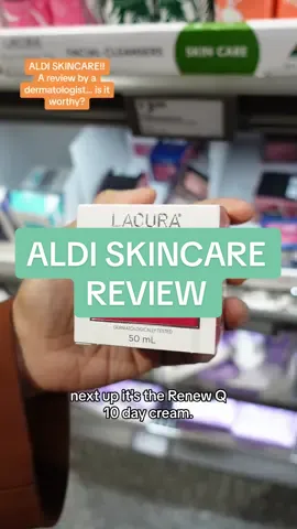 #ALDI does skincare… which, I know you already know. But, does a dermatologist recommend it??  #skincarereview #Skincare Tips 🤍 #aldishopping #beautycommunity 