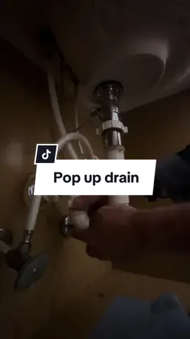 How to replace sink pop up drain #fyp #plumber #plumbinglife #bluecollar #plumbersoftiktok #trades #fix #CapCut #repair how to fix leaking sink how to replace sink drain how to stop sink leak how to fix bathroom sink