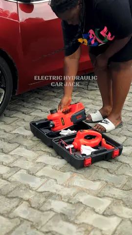 The electric hydraulic car hack with about 17 inches of height and a max load of 5 Tons, inbuilt tyre pump, and impact wrench.  #wrench #jack #electriccarjack #electricwrench #hydraulicjack 