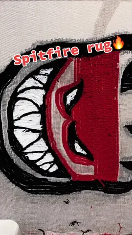 🔥🔥SPITFIRE RUG🔥🔥#tufting#rugtok#tuftinggun#rugmakeing#viral#foryoupage 