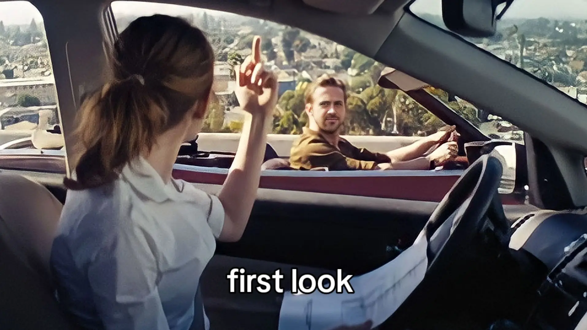 first look and last look #lalaland #emmastone #ryangosling #movie #film 