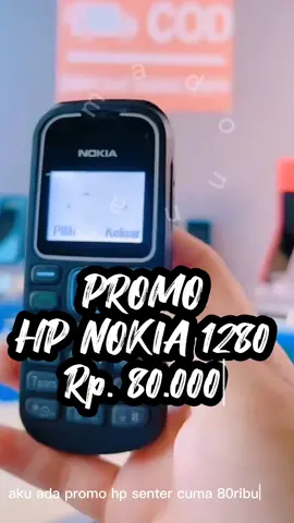 PROMO HP NOKIA 1280 JADUL FULLSET GRANSI #hpnokiajadul #hpjadul #belanjaditiktok #nokiatiktok 