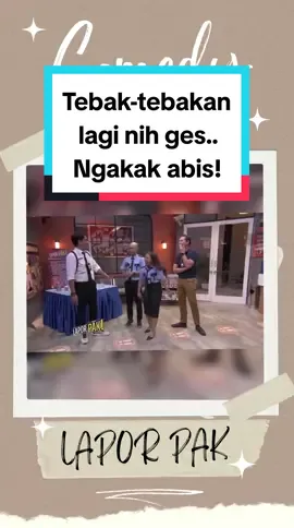 Tebak-tebakan Pasukin Lagi nih Ges ya, Ngakak Abis lanjut wkwk #tiktok #andretaulany #funny #btstrans7reaction #laporpaktrans7 #ngakak #ngakakkocak #fyp #viral 