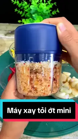 Máy xay tỏi ớt mini đa năng, dung tích 250-300ml, lưỡi dao thép không gỉ Zochico #trending #xuhuongtiktok #foryou #dogiadung #noidiatrung #mayxaytoimini 