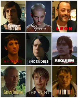 Nine great movies worth watching and All of these movies are on imdb top list the best movies in history تسعة أفلام رائعة تستحق المشاهدة وكل هذه الأفلام موجودة في قائمة أفضل الأفلام في التاريخ على موقع imdb #movies #actor #bestmovies #filmclip #foryoupage #antonchigurh #whiplash #jaredleto #cinema #cinematic #filmtok #cinematok #movietok #fyp 