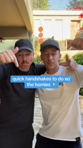 who’s hitting the last one with the homies? 💯 #handshakes #thepointerbrothers 