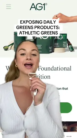 breaking down one of the most popular greens brands on the market today!! #YourMemore  #ag1  #athleticgreens #greenspowder  #dailygreens  #wellnessjourney #healthylifestyle  #wellnessmotivation 