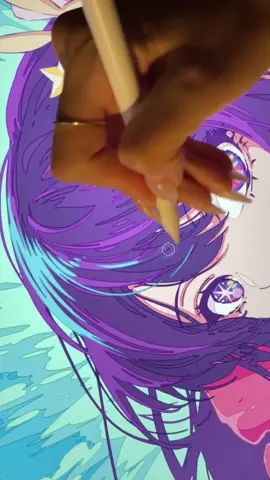 Hoshino Ai drawing process 💕🌸 .  #digitalart #oshinoko #drawingvideo #drawingprocess #asmr #animegirl #tiktokart #fyp #hoshinoai #anime #aihoshino #idol #illustration #drawing #animeart #ai #digitalart #animedrawing #ipaddrawing #animestyle
