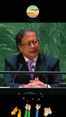 El mejor discurso, en la asamblea general de Naciones Unidas 2023. ✨🌎 #mundo #nacionesunidas #onu #gustavopetro #latam #discurso #pueblosoriginarios #paz #guerra #ukrainevsrussia #foryou #parati ♥️✨
