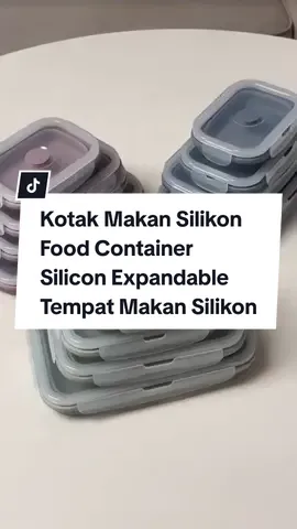SILY Kotak Makan Silikon Food Container Silicon Expandable Tempat Makan Silikon Wadah Lipat Silikon baru #tiktokshop #kotakmakanmurah #kotakmakansiang #kotakmakansilikon #kotakmakan 