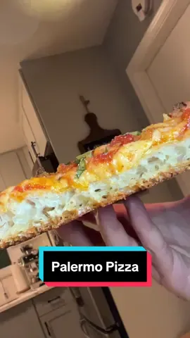 Palermo Style Grandma #pizza #pizzalover #pizzatime #pizzamaking #foodtiktok #cheftiktok #cookingathometiktoktv #sicilia #sicily #italian #italianfood #bread #sfincione #Recipe #cheeselover #FoodLover #tastyfood 