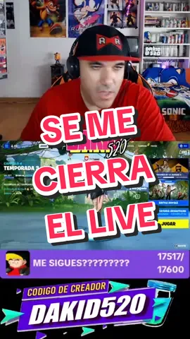 CUANDO METO PAVOS TIKTOK ME CIERRA EL DIRECTO #fortnitecreativecodes #fortnitecreativemaps #fortnite #fortniteclips #dakid520oficial #gaming #fortniteskins #mapasfortnite #dakid520 