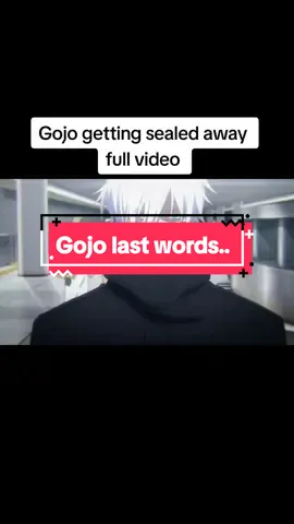 See you in 3 years gojo😔 #Jjk #Jujutsukaisen #gojo #geto #anime #manga #animeshow #animemanga #memories #ripgojo #fyp #foryoupage #tiktok #everyone #viral #crunchyrool #9anime 