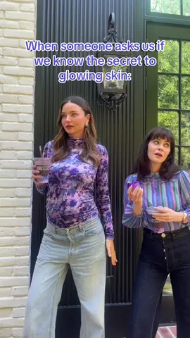 Smoothies and skincare… perfect combo