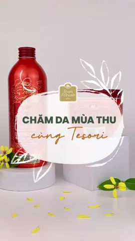 Mùa thu đến rồi đừng quên cấp ẩm cho làn da của mình nhé các nàng ☺️. Cùng Tesori các nàng sẽ có làn da vừa thơm mà vẫn tràn đầy sức sống nè #tesori #tesoridoriente #suatam #nuochoa #suatamnuochoa #bodycare 
