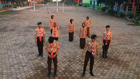 ikut trend walaupun dikit#fyp #pramuka #senam #scout #wosm #beranda 