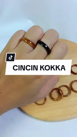 CINCIN KOKKA KAUKAH BULAT POLOS #cincinkokka #kaukah #fukakah 